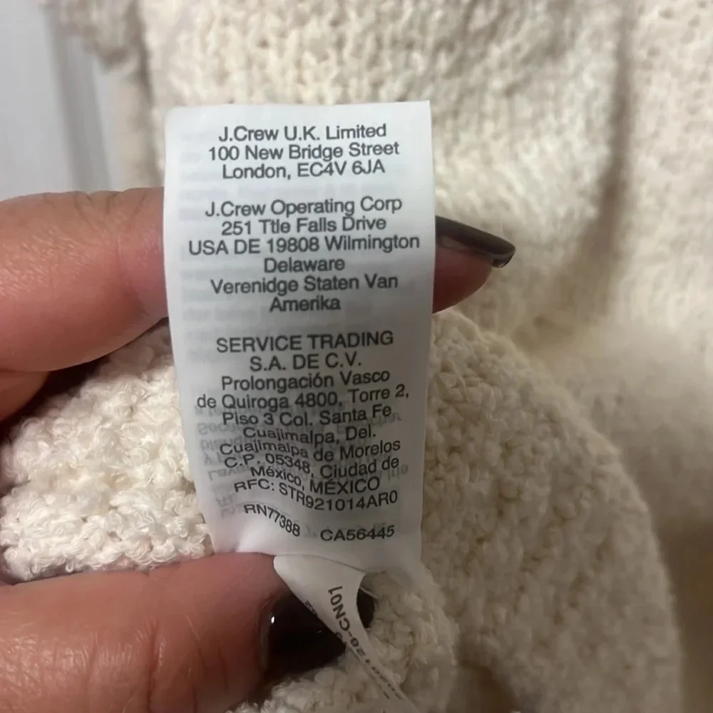 Madewell Montford Fringe Pullover Sweater. Small - Picture 9 of 10